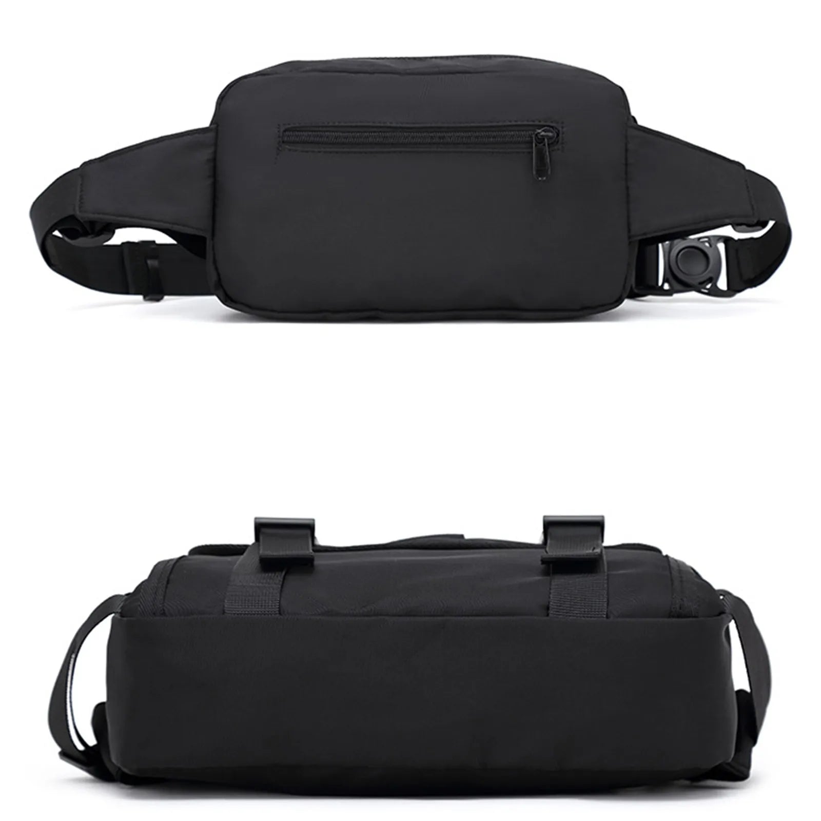 Men Messenger Bag Casual Buckle Shoulder Bag Large Capacity Tote Bag