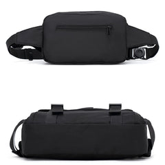 Men Messenger Bag Casual Buckle Shoulder Bag Large Capacity Tote Bag