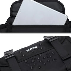 Men Messenger Bag Casual Buckle Shoulder Bag Large Capacity Tote Bag
