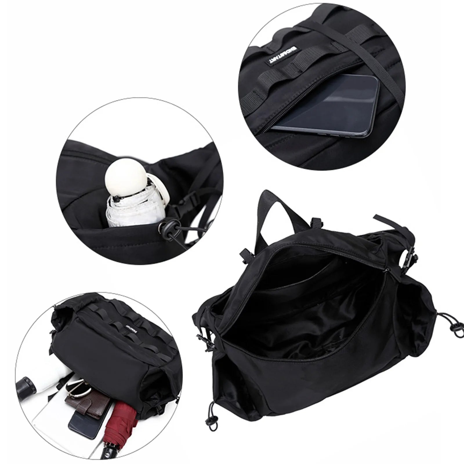 Men Messenger Bag Sports Bag Shoulder Bag Large Capacity Tooling Bag Business Ca