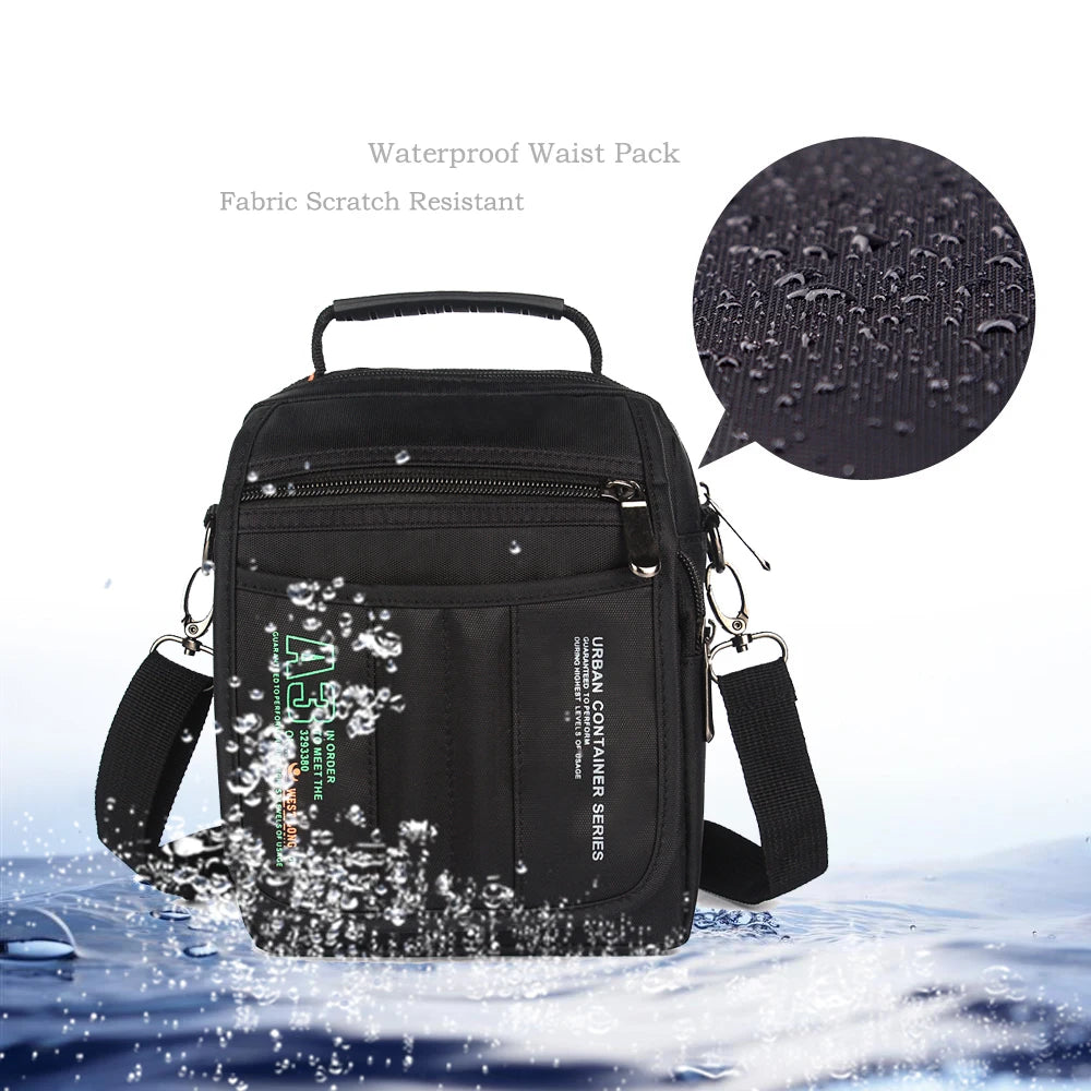 Waterproof Military Crossbody Bag Small Travel Shoulder Messenger Bag