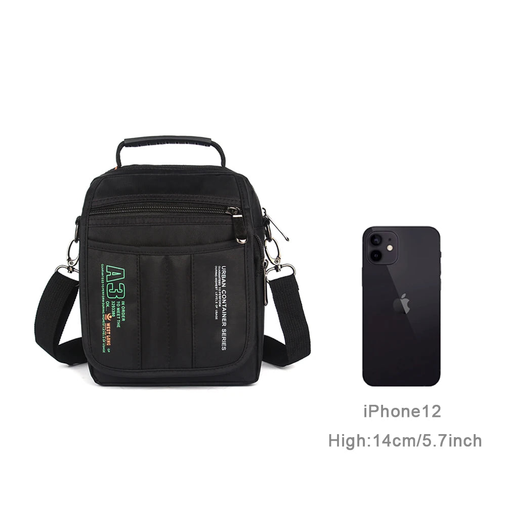 Waterproof Military Crossbody Bag Small Travel Shoulder Messenger Bag