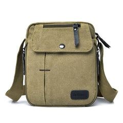 Men Military Messenger Canvas Bag Single Shoulder Outdoor Travel Bag