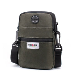 Men Mini Shoulder Mobile Phone Bag Multi-Function Outdoor Sports Work Bag
