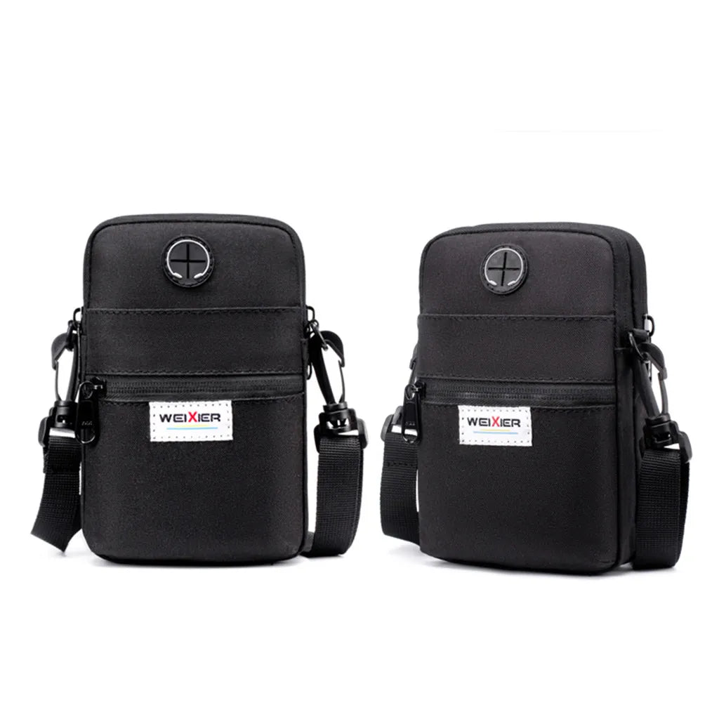Men Mini Shoulder Mobile Phone Bag Multi-Function Outdoor Sports Work Bag