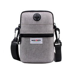 Men Mini Shoulder Mobile Phone Bag Multi-Function Outdoor Sports Work Bag