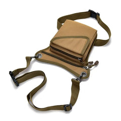Men Motorcycle Rider Nylon Drop Leg Bag Tactical Military Belt Waist Fanny Pack