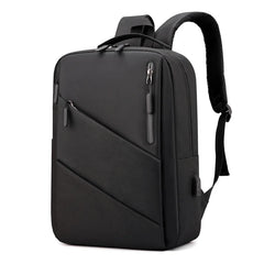 Men Waterproof Business Backpack Reflective Backpacks USB Charging Bag