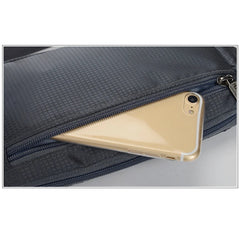 Men Nylon Belt Bum Waist Phone Pouch Fanny Pack Crossbody Shoulder Zip Bag