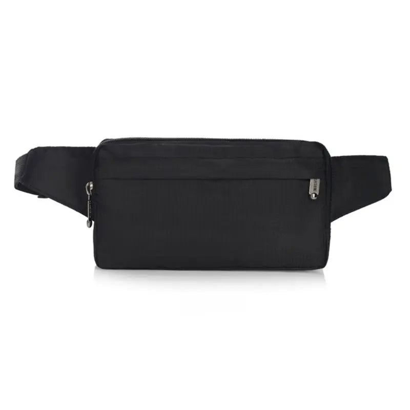 Men Nylon Belt Bum Waist Phone Pouch Fanny Pack Crossbody Shoulder Zip Bag