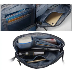 Men Nylon Belt Bum Waist Phone Pouch Fanny Pack Crossbody Shoulder Sport Zip Bag