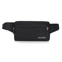 Men Nylon Belt Bum Waist Phone Pouch Fanny Pack Crossbody Shoulder Zip Bag