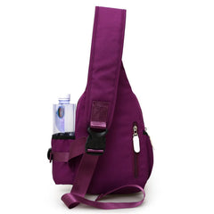 Men Nylon Outdoor Sport Shoulder Small Bag Crossbody Chest Pack Backpack
