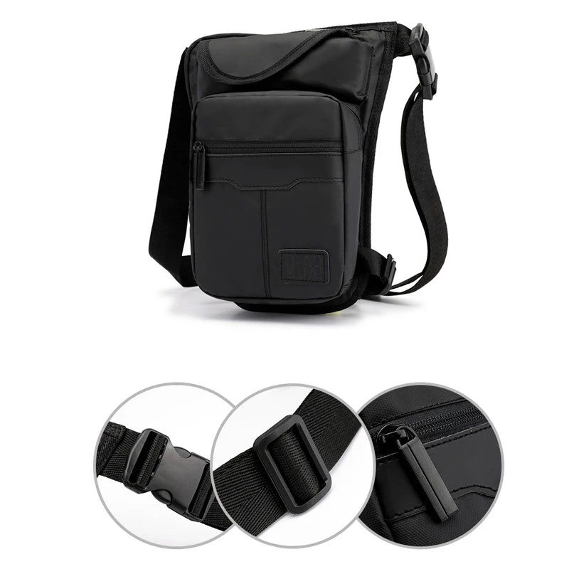 Nylon Waist Drop Leg Bag Thigh Hip Belt Bum Fanny Pack Military Tactical