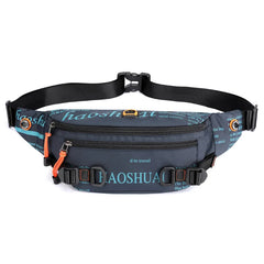 Men Nylon Waist Pack Belt Bag Waterproof Travel Sling Chest Fanny Pack