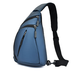 One Shoulder Backpack Sling Bag USB Boys Girls Cycling Sports Travel School