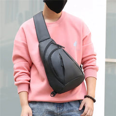 One Shoulder Backpack Sling Bag USB Boys Girls Cycling Sports Travel School