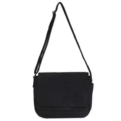 Outdoor Crossbody Tote Canvas Messenger Travel Bag Initial Name Series