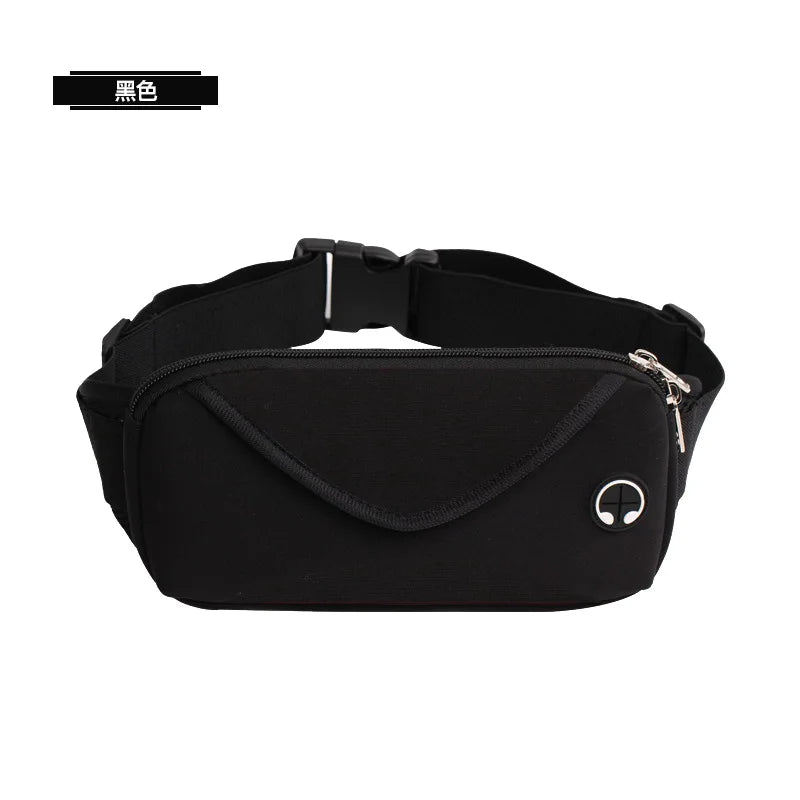 Unisex Printed Waist Bag for Travelling and Biking
