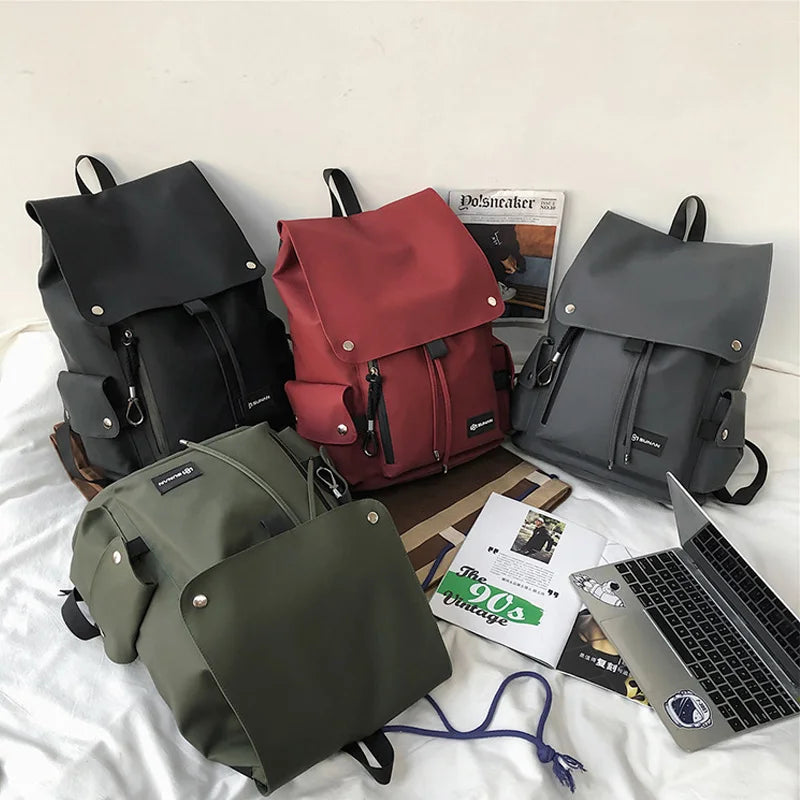 Men Large Antitheft Travel Backpack Laptop Bag Business Shoulder Bag