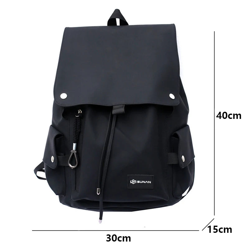 Men Large Antitheft Travel Backpack Laptop Bag Business Shoulder Bag