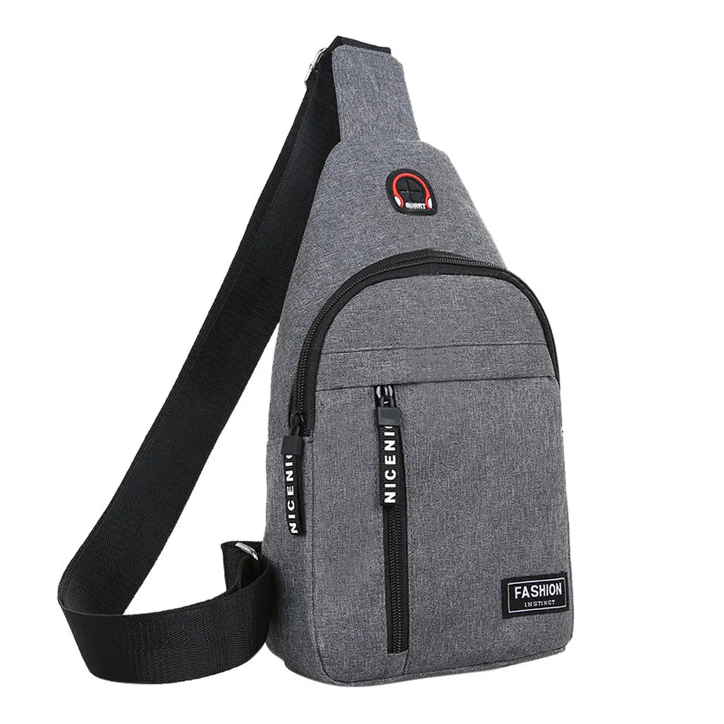 Men Shoulder Bags Nylon Waist Packs Sling Bag Crossbody