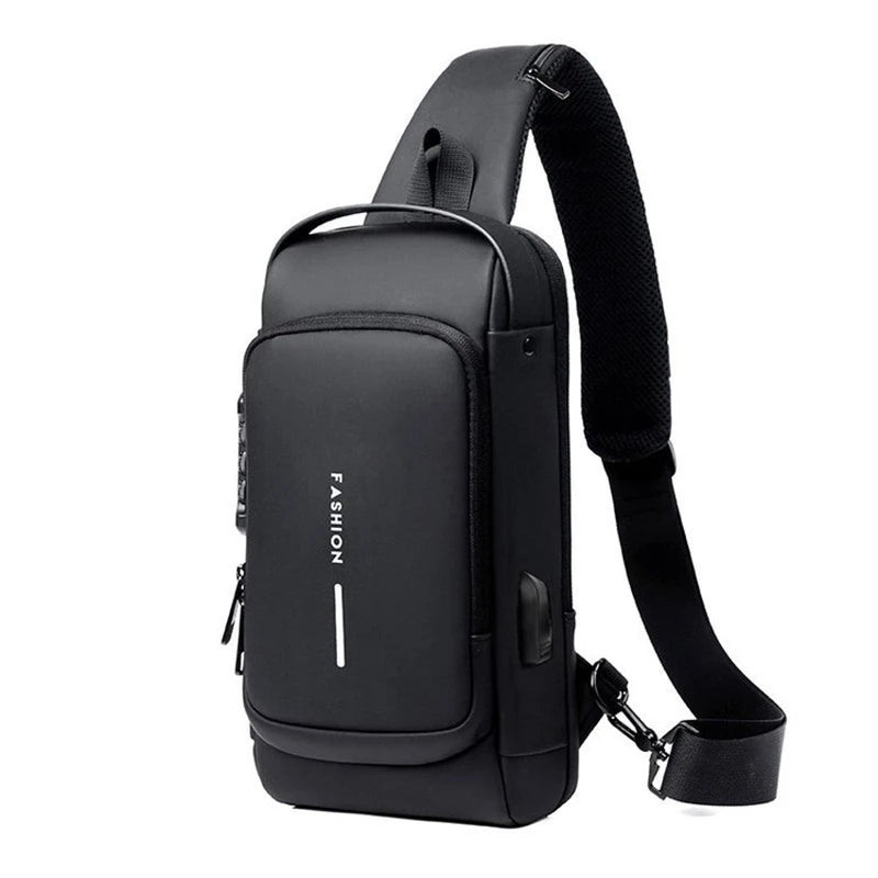 Men Sling Backpack Cross body Shoulder Chest Bag Anti-theft Travel