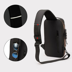 Men Sling Backpack Cross body Shoulder Chest Bag Anti-theft Travel