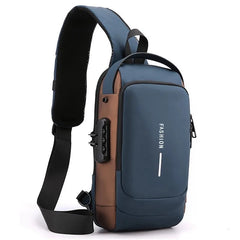 Men Sling Backpack Cross body Shoulder Chest Bag Anti-theft Travel