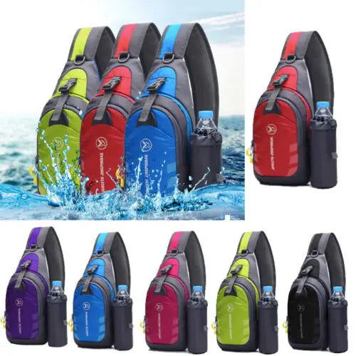 Men Small Cycle Sling Bag Anti Theft Chest Bag Shoulder Cross Body