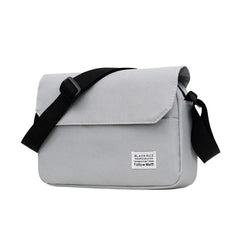 Men Small Oxford Shoulder Messenger Bags Solid Leisure Satchels Crossbody Street