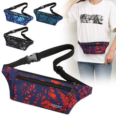Sports Print Waist Pack Shoulder Bag Crossbody Bag Couple Mode