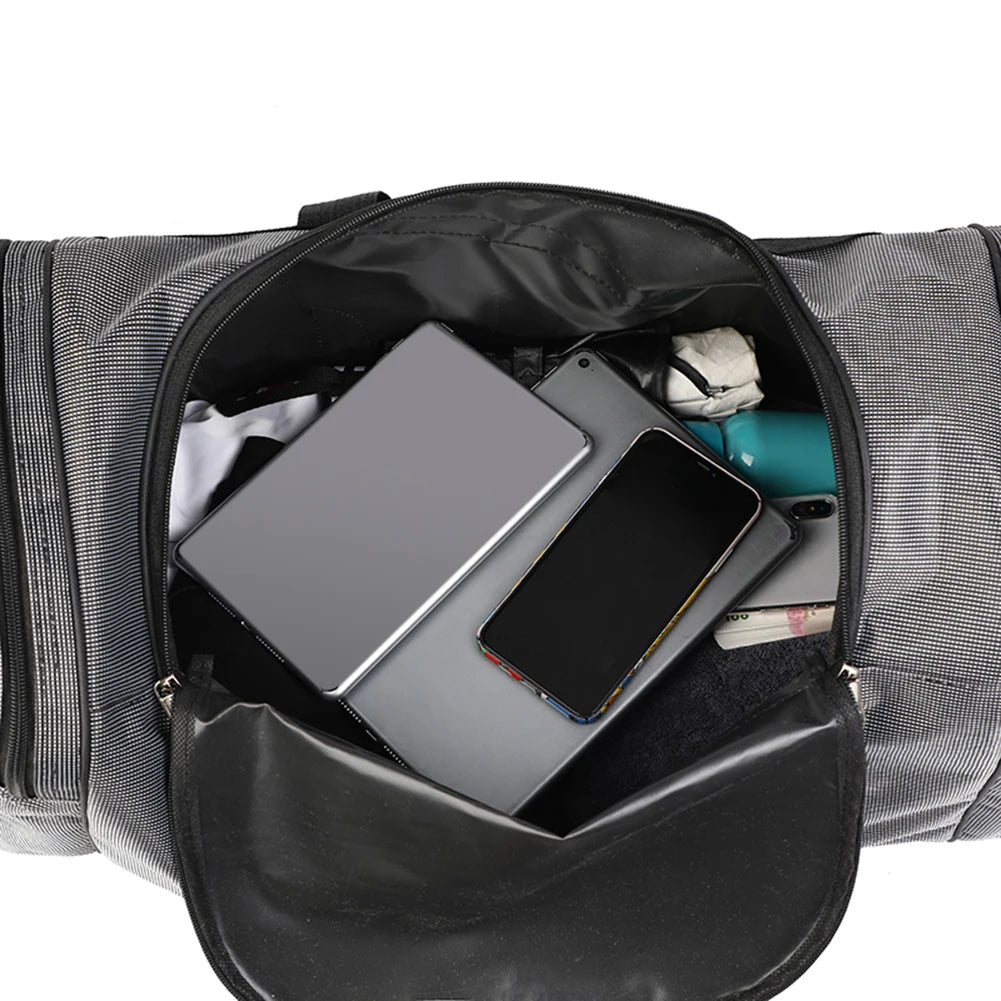 Men Sports Fitness Handbag Travel Large Capacity Portable Travel Bag