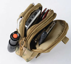 Men Tactical Belt Molle Waist Pouch Waist Pack Military Camouflage Bag Packs