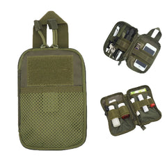 Men Tactical Molle Pouch Belt Waist Pack Bag Military Waist Pack