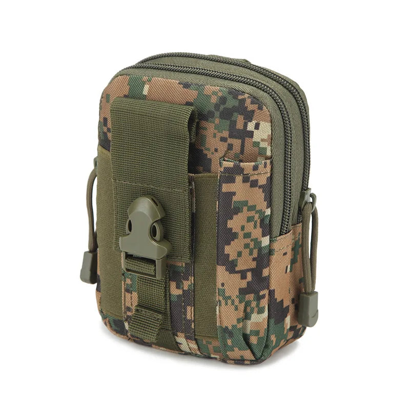 Men Tactical Molle Pouch Belt Waist Pack Bag Small Pocket Military Waist Pack