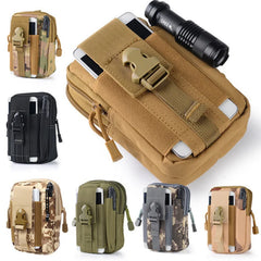 Tactical Molle Pouch Waist Pack Bag for Military Running Travel Camping