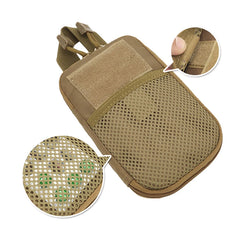 Men Tactical Molle Pouch Belt Waist Pack Bag Military Waist Pack