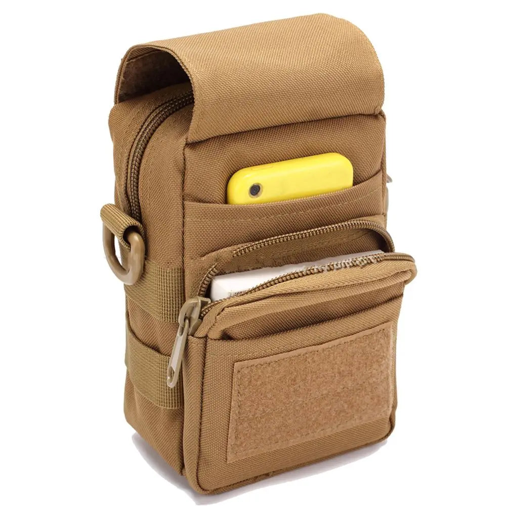 Tactical Waist Pack Zipper Belt Bag Camping Hiking Military Molle Po
