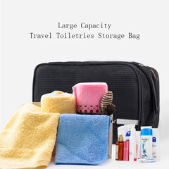 Men Toiletry Bag Nylon Hook Cosmetic Makeup Toiletries Storage Travel Organizer