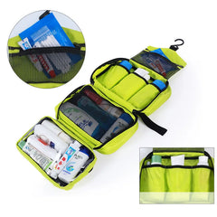 Men Toiletry Bag Green Makeup Pouch Travel Beauty Organizer