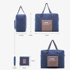 Waterproof Nylon Folding Laptop Bag Large Capacity Bag Luggage Travel Bags