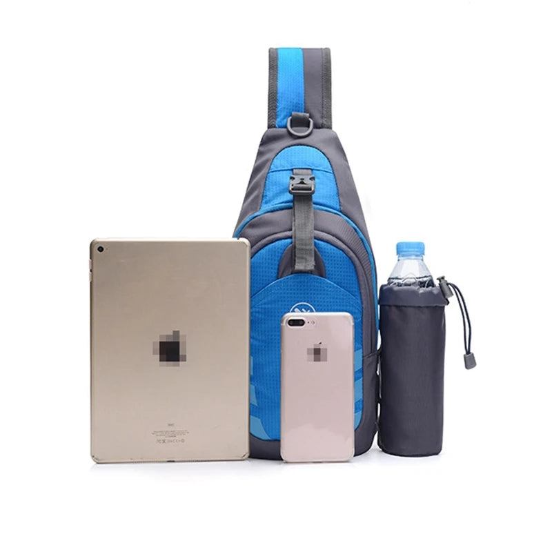 Outdoor Travel Hiking Shoulder Bag Waterproof Chest Backpack