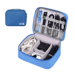 Men Travel Cable Storage Digital Bag Gadget Organizer Waterproof Pouch