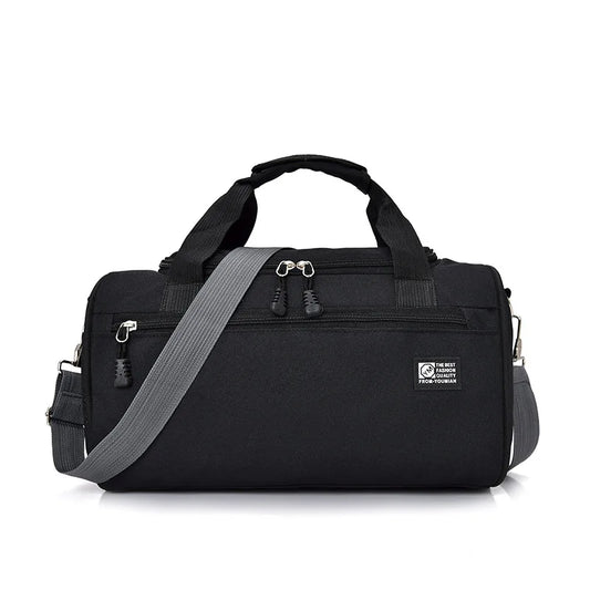 Men Travel Sport Bags Light Luggage Business Cylinder Handbag Women