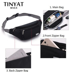 Canvas Men Waist Bag Pouch Fanny Pack