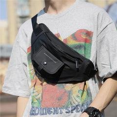 Men Waist Bag Pack Functional Money Phone Belt Bag
