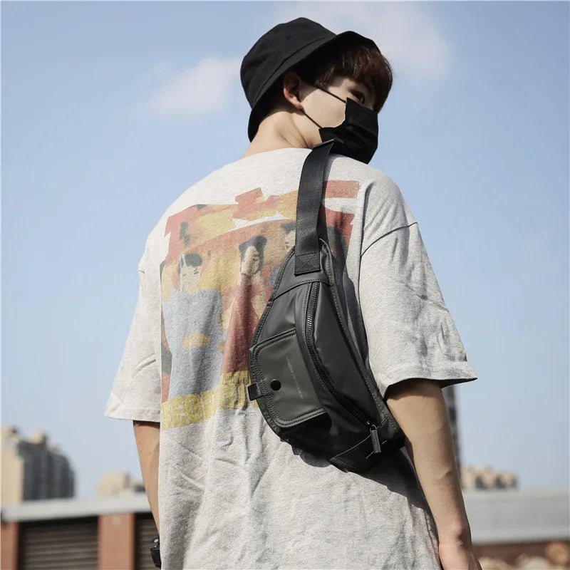 Men Waist Bag Pack Functional Money Phone Belt Bag