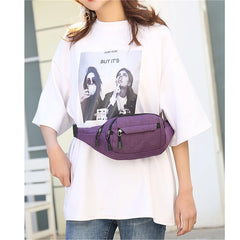Men Waist Bag Pack Men's Wallet Purse Casual Large Phone Belt Bag Pouch