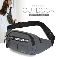 Waist Bag Pack Men's Wallet Purse Phone Belt Bag Pouch Canvas Travel Bag